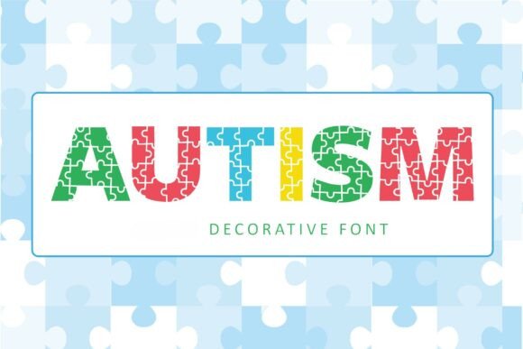 Autism: A Puzzle Piece Font for Creative Awareness