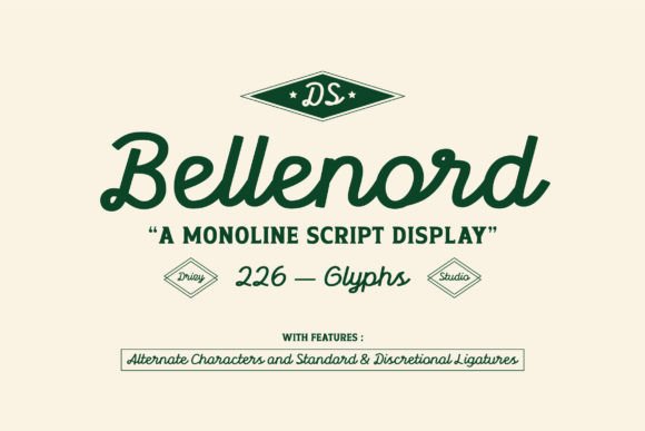 Bellenord: Classic Golf Elegance in a Modern Font