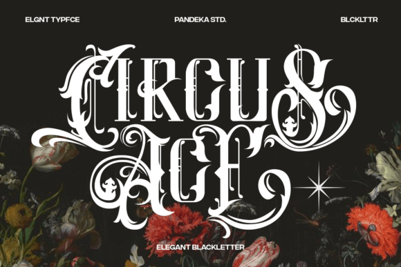 Circus Ace: A Modern Blackletter Font for Bold Designs