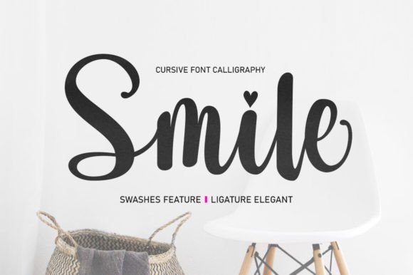 Discover the Elegance of Smile Calligraphy Font