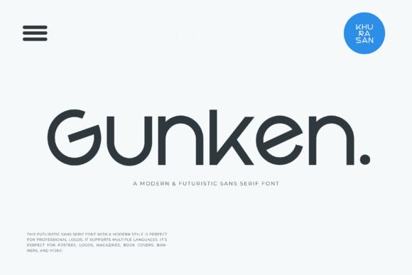 Gunken: A Sleek Sans-Serif for Modern Design