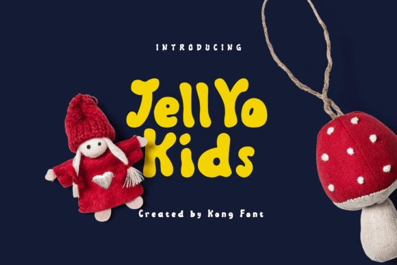 Jellyo Kids: A Playful Handwritten Script Font for Creative Projects