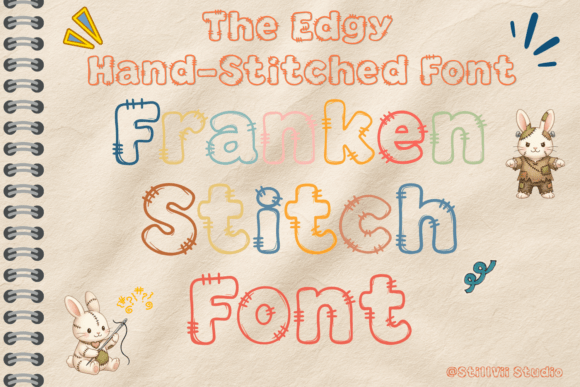 Meet FrankenStitch: The Authentic Hand-Drawn Typeface