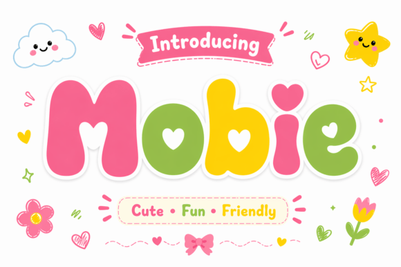 Mobie: Your Friendly Font for Joyful Designs