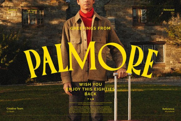 Palmore: The Vintage Display Typeface for Timeless Design