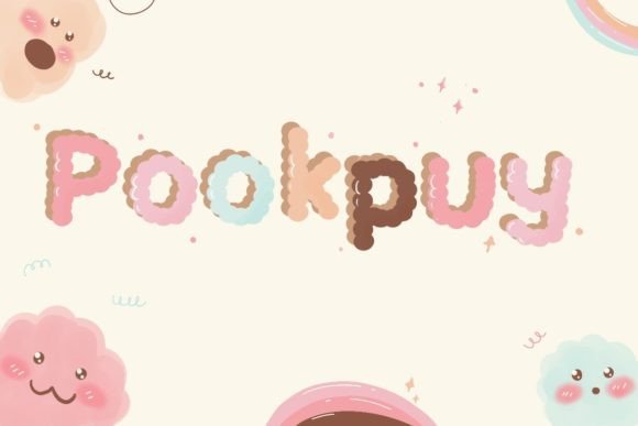 Pookpuy: A Playful Handwritten Font for Creative Projects