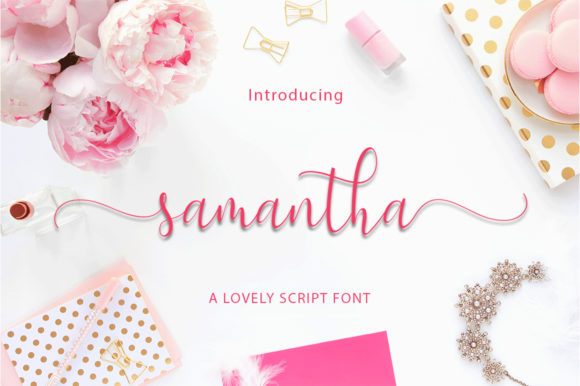 Samantha: A Delicate Handwritten Font for Unique Designs