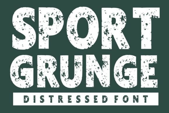 Sport Grunge: Bold Typography for Dynamic Designs