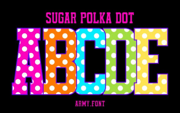 Sugar Polka Dot: A Playful and Vibrant Font for Creative Projects