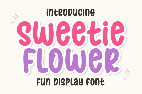 Sweetie Flower: A Charming Display Font for Whimsical Projects