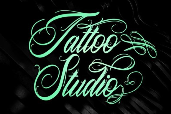 Tattoo Studio: Bold Blackletter Font for Artists